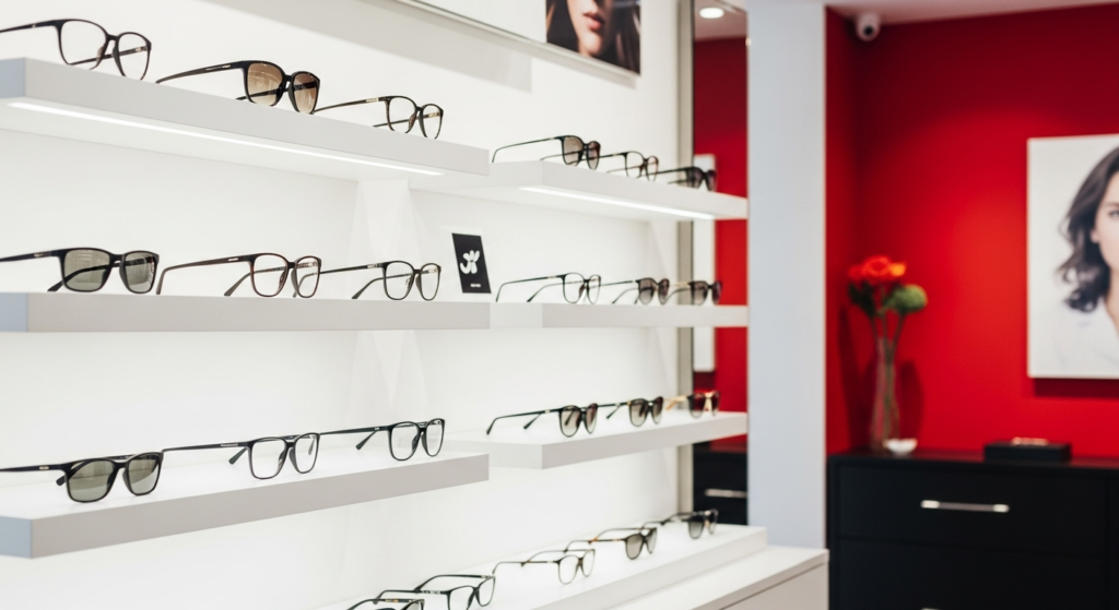 De winkel van Optiek Groene Hille